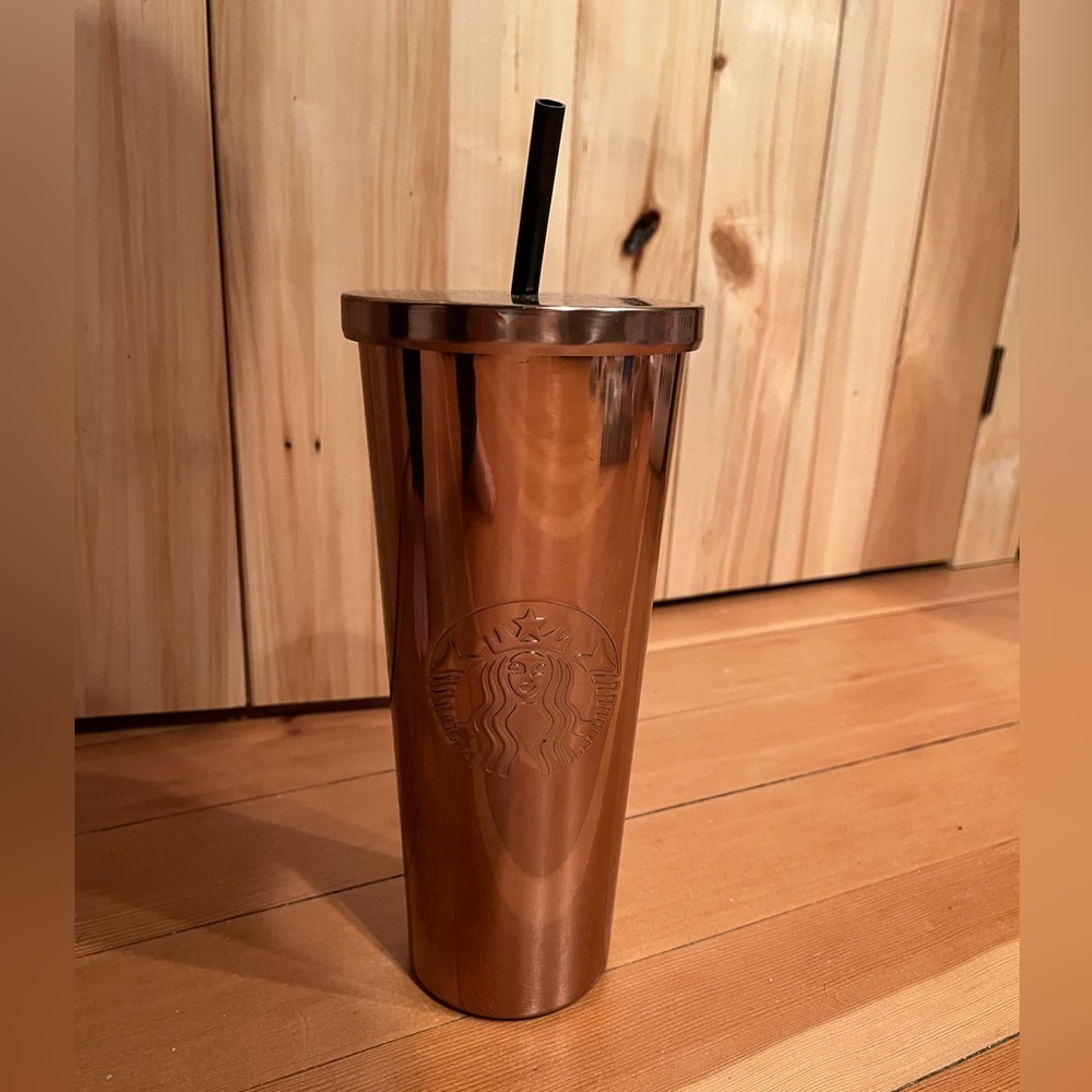 Starbucks Rose Gold Cold Cup